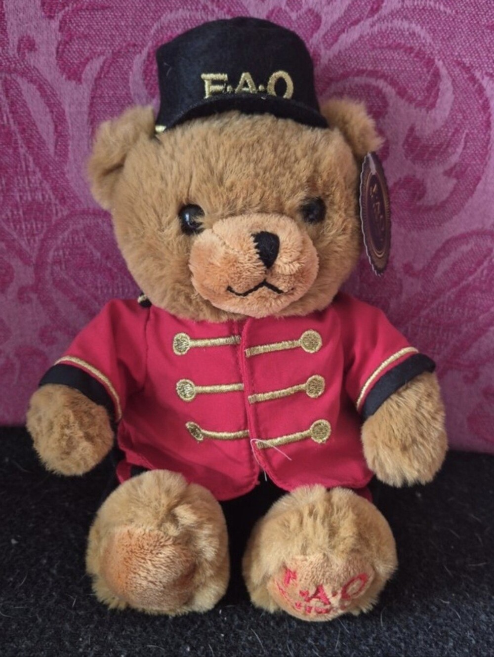 FAO Schwarz Toy Soldier Teddy Bear. Classic Uniform